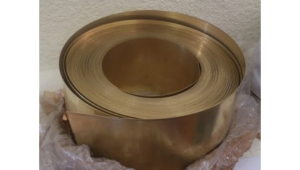 Фольга латунная 5x90 мм (5000 мкм) Л63 фото фольгу латунную 5x90 мм (5000 мкм) Л63 купить в Тюмени