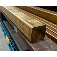 Квадрат бронзовый ДКВНТ 10x10 мм БрХ1Цр ГОСТ 1628-2019