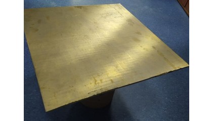 Лист бронзовый 0,3x500x800 мм БрАМц9-2 фото лист бронзовый 0,3x500x800 мм БрАМц9-2 купить в Тюмени