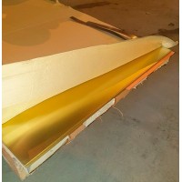 Лист латунный ДПРНТ 1,5x1000x2000 мм Л63 ГОСТ 2208-2007