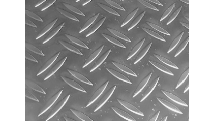 лист алюминиевый рифленый дуэт 1 мм АМг2 купить в Тюмени