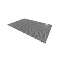 Лист нержавеющий рифленый ромб 1x1500x3000 мм 12Х18Н10Т ГОСТ 8568-77