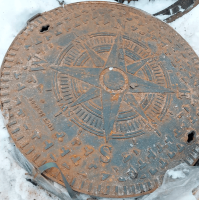 Люк чугунный средний круглый С (В125) 650 мм ВЧ40 ГОСТ 3634-2019