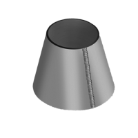 Обечайка стальная коническая 2820x1920x20 мм Ст3 ГОСТ 14249-89