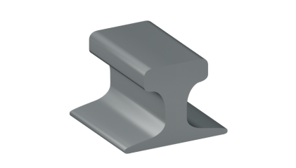 рельсы КР140 стальные крановые 10,5 м К76Ф купить в Тюмени