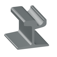 Рельсы РТ62 стальные трамвайные 12 м Э76 ГОСТ 55941-2014