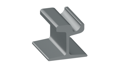 рельсы РТ60Е стальные трамвайные 9 м Э76 купить в Тюмени