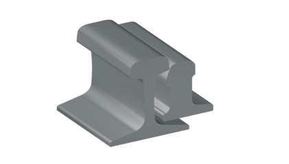 рельсы Р50 стальные рамные с остряком 4 м Э76 купить в Тюмени