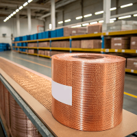 Сетка медная 0,4x0,4x0,22 мм М1 ГОСТ 6613-86