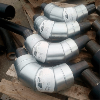 Скорлупа ППУ-ОЦ для отвода 30° 89x180 мм ГОСТ 30732-2020