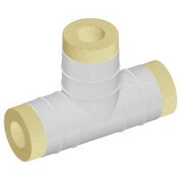 Скорлупа ППУ-ОЦ для тройника 32x32 мм ГОСТ 30732-2020