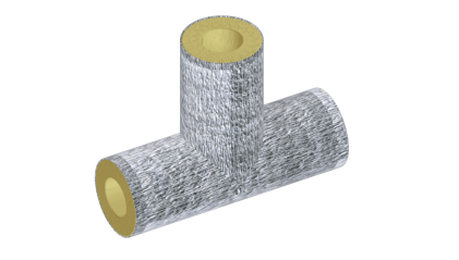 тройник теплоизоляционный минераловатный 108x32 мм купить в Тюмени
