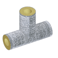 Тройник теплоизоляционный минераловатный фольгированный 108x76 мм ГОСТ 30732-2020