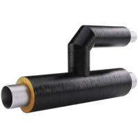 Тройник параллельный в ППУ-ПЭ изоляции 45x125x2,5 мм ГОСТ 30732-2020