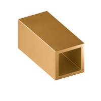 Труба латунная профильная квадратная ДКВНТ 10x10x3 мм Л68 ТУ 48-21-428-84