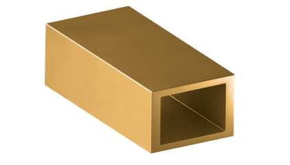 трубу латунную профильную прямоугольную ДПРНТ 160x80x2,5 мм Л68 купить в Тюмени