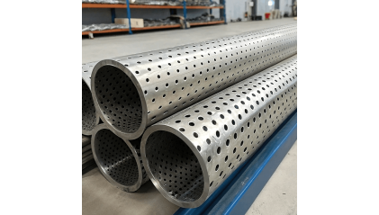 Труба нержавеющая перфорированная бесшовная 102x20 мм AISI 430 фото трубу нержавеющую перфорированную бесшовную 102x20 мм AISI 430 купить в Тюмени