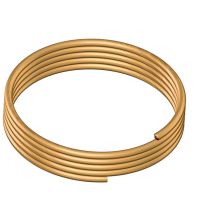 Трубка латунная капиллярная ДКРНМ 2,2x0,4 мм Л70 ГОСТ 2624-2016