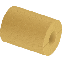 Цилиндр теплоизоляционный минераловатный вырезной без покрытия 1020x30x1200 мм НГ Ц 100 ГОСТ 23208-2022