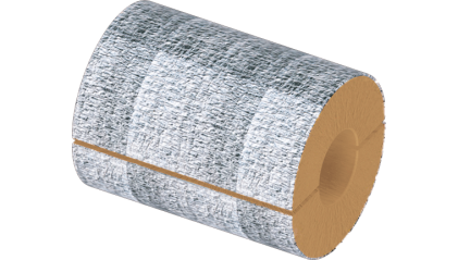 цилиндр теплоизоляционный базальтовый 108x60x500 мм Г1 Ц 100 купить в Тюмени