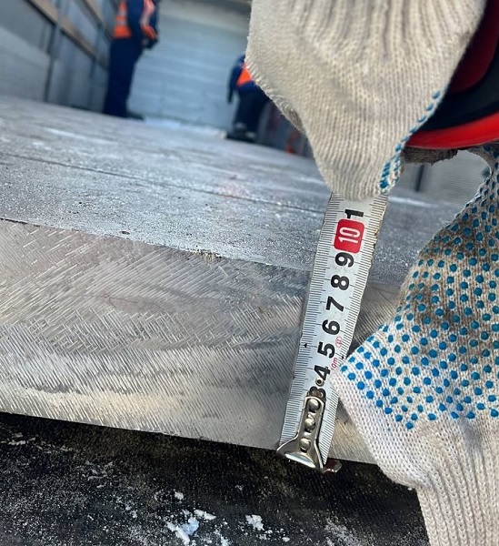 Плита алюминиевая