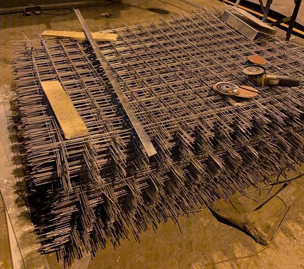 Сетка стальная арматурная сварная в картах 50x50x3 мм ГОСТ 23279-2012 фото